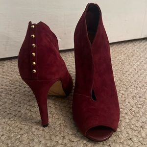 Burgundy Halogen Heel